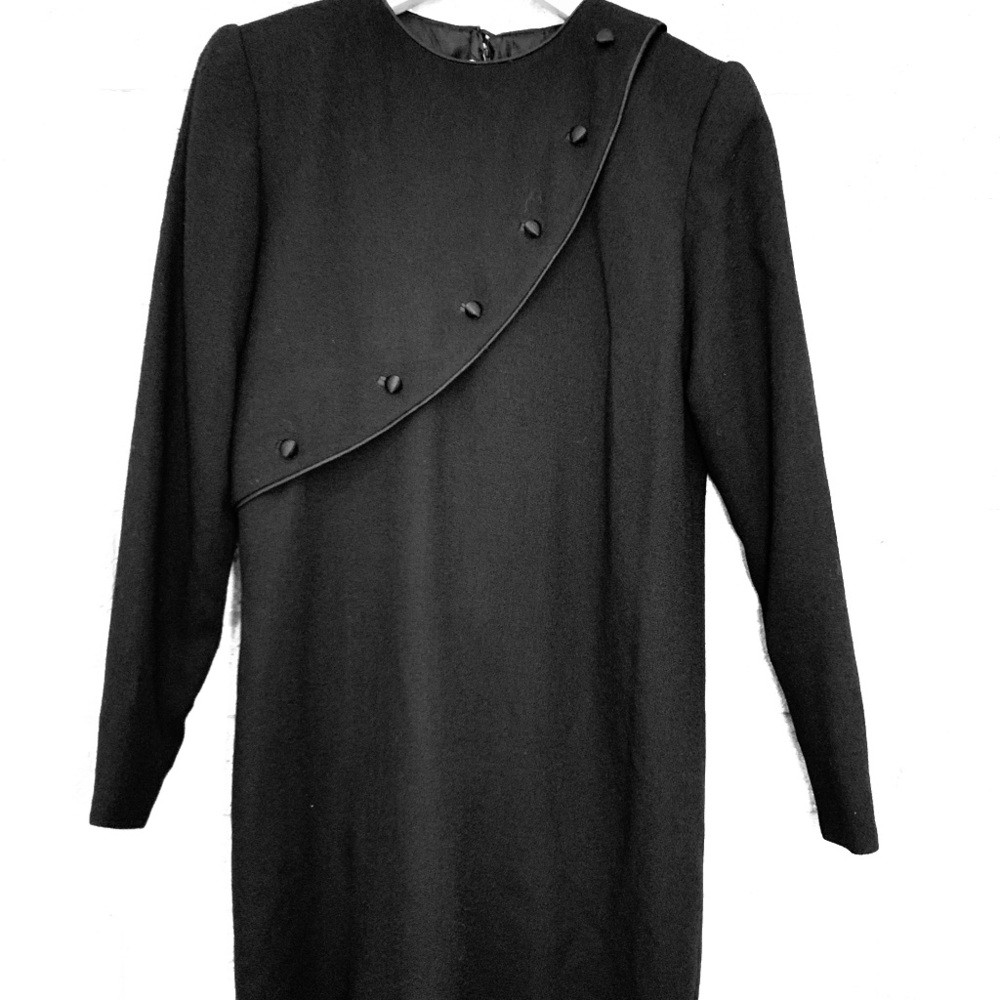 🌱 Vintage David Hayes Black Dress